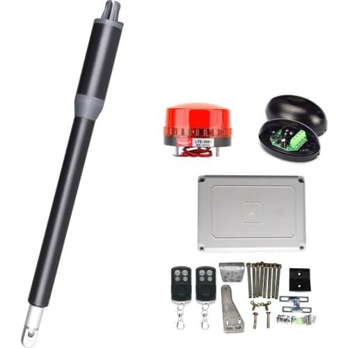 200Kg Automatic Single Leaf Door Opener Swing Gate Motor Kit Single Linear Actuator Operator Garage Courtyard Access Control
