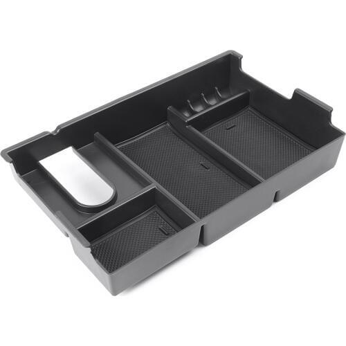Auto Armrest Storage Box Tray Organizer Car Case For Toyota Tundra 2014 2015 2016 2017 2018 ABS Plastic Automobile Accessories