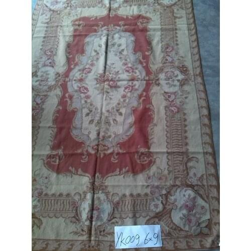 Free shipping 10K 6'X9' needlepoint rugs,carpet, 100% New Zealand wool wholesale prices