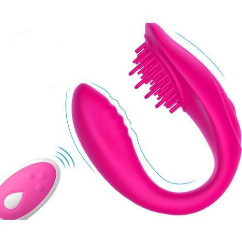 ​Wireless Remote Dual Motor Vibrator U Type Vibrator G spot Sex Toys For Women Couple Masturbator Stimulator Clitoris Massager