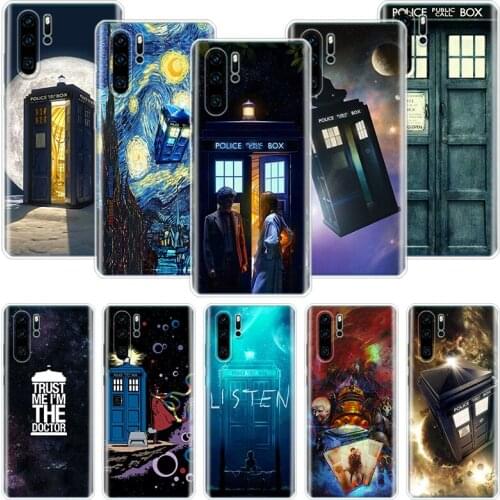 Tardis Box Doctor Who Phone Case For Huawei Honor 10 9 20 9X 8A 8X 8S 7A 7X Lite Pro 10i 20i Y5 Y6 Y7 Y9 2019 Cover Coque