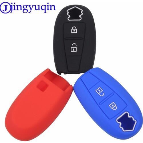 Jingyuqin 2/3 Buttons Car-Styling Cover Case Protect Holder Key Case Cover For SUZUKI Swift Sport SX4 SCORSS Grand Vitara