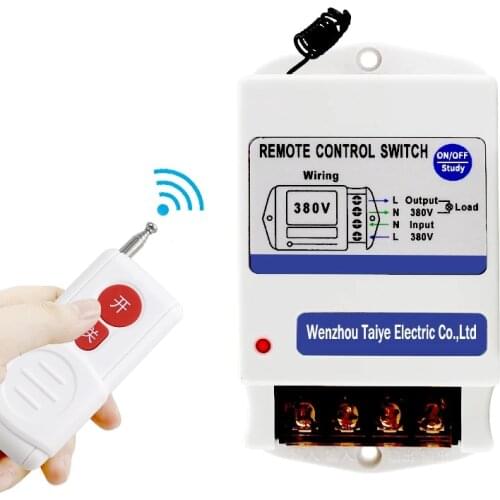 Mini Remote Control Agricultural Water Pump Switch 220V 380V Wireless Industrial Switch for Motor 1KM 3KM 5KM remote watering
