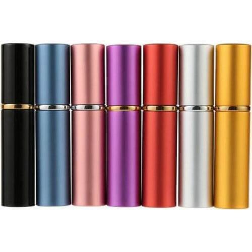 5ml Mini Spray Perfume Bottle Travel Refillable Empty Perfume Bottle Atomizer Aluminum Spray Bottles LX1520