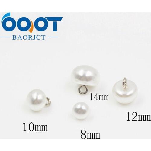 OOOT BAORJCT 179181,fashion imitate pearl buttons,DIY handmade clothing accessories,coat clothes Sewing shank buttons,10p