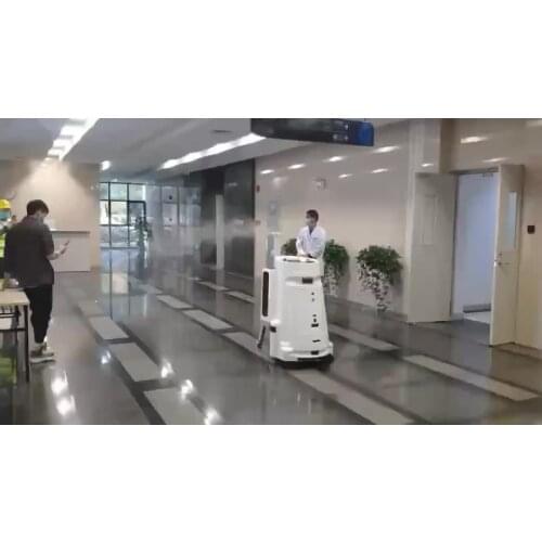 Low speed high power 8inch 500W 40N.m 200RPM 48V electric servo brushless DC wheel hub motor with encoder for smart forklift