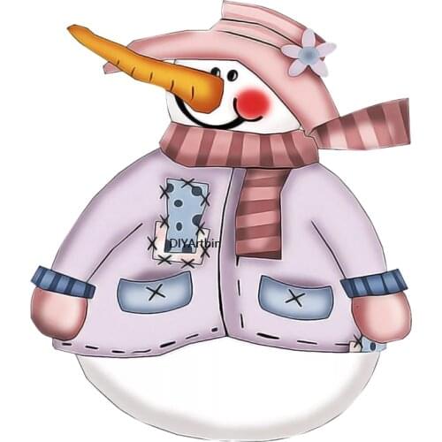 2021 New Snowman Metal Cutting Dies For DIY Craft Making Greeting Card Scrapbooking Christmas Craft Die