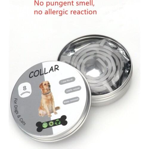Dog Cat Collar 8 Month Flea & Tick Prevention Collar for Cats Dog Mosquitoes Repellent Collar Insect Mosquitoes Supplies