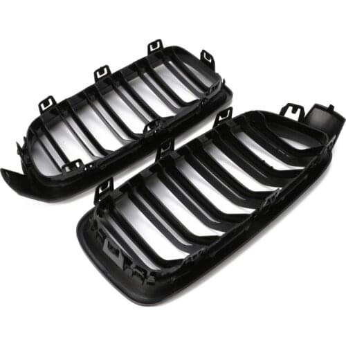 1Pair Gloss Black Front Grille Kidney for bmw 3-Series F30 F31 F35 2012-2016 NEW