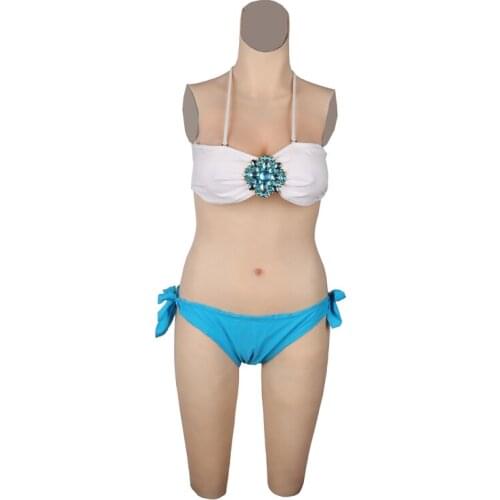 Sexy Fake Boobs Silicone Breast Forms Crossdresser Bodysuit Light Weight for Crossdresser Breast Enhancer Bodysuit