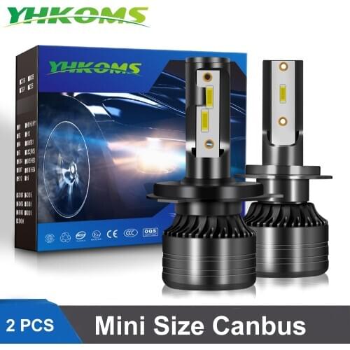 YHKOMS Car Headlight Canbus CSP 14000LM 60W H4 LED H7 H1 H8 H11 9005 9006 Auto Headlamp Led Lights For Automobiles 12V 6000K
