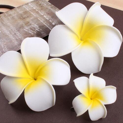 100 Pcs Hair Clip Bridal Hair Pins Bohemia Seaside Beach Accessories Gift For Girl Seaside Flower Hairpin Bohemian Frangipani