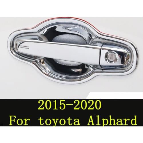 For toyota Alphard 2015-20 Door handle protection cover special outer door bowl handle modification door wrist sequin decoration