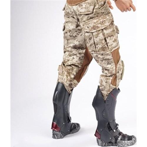 1/6 Scale Male Shoes Falcon War Combat Boots Shoes PVC Model Toy for 12 inches Action Figure