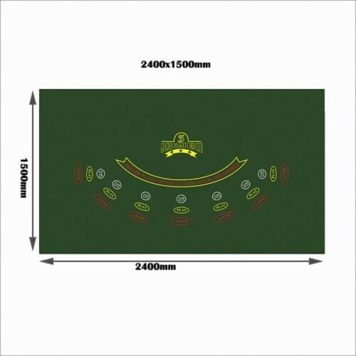 1pc Three Card Game Mat Casino Layout Gambling table good ablities of flame-proof, water-proof & pollution resisitant
