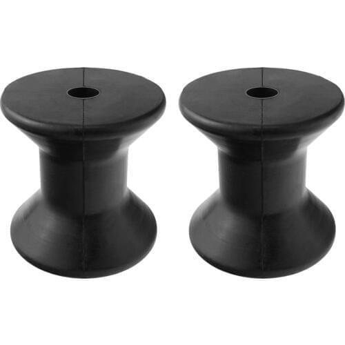 2 Pieces High Quality Anti-UV 3 Inch Bow Stop Roller Boat Yacht Accessories