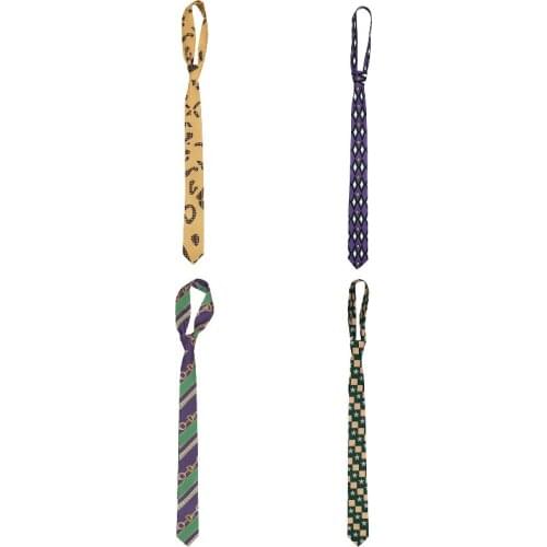 Anime JoJo‘s Bizarre Adventure Stone Ocean Jolyne Cujoh Cosplay Necktie Adult Costume Accessories