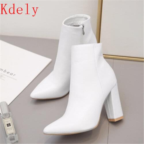 Spring and autumn single boots children 2020 autumn womens shoes high heels womens boots womens autumn and winter shoes