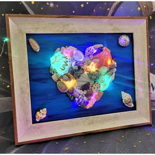 Kindergarten children handmade diy production material package parent-child activity toy ocean shell holiday gift