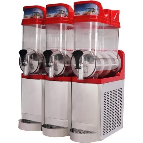 Chinese style red stainless steel high quality cheap slush machine with shipping by sea