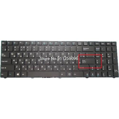 Laptop Keyboard For DEXP For Atlas H130 H134 H135 H138 H139 H170 H171 H172 H174 H178 Russian RU Black Without Frame New