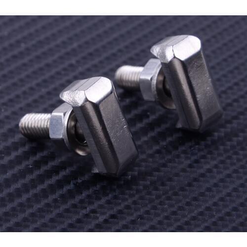 DWCX 2PCS Car Battery Cable Terminal Connectors Fastener T-Bolt 64740 6X0915138 Fit For Audi Cadillac Chevrolet GMC Saturn VW