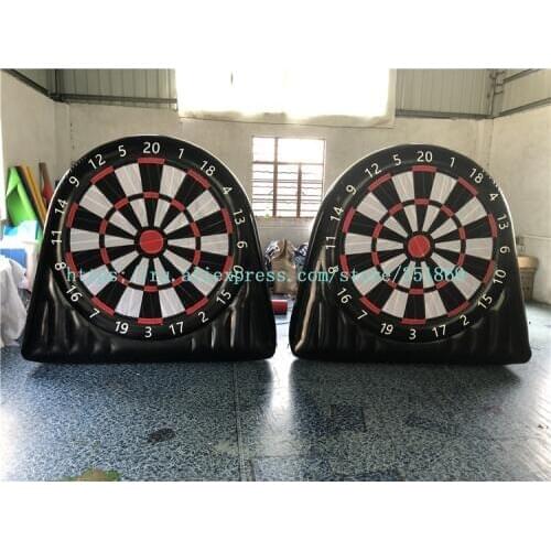 Best selling PVC outdoor inflatable football darts game, inflatable soccer target, inflatable darts