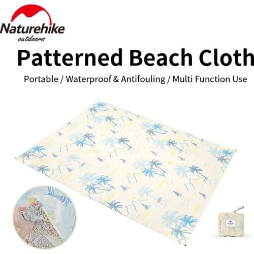 Naturehike 4.3㎡ Waterproof Beach Cloth 200g Ultralight Multifunctional Travel Sunshade Cloth 70D Anti Fouling Outdoor Picnic Mat