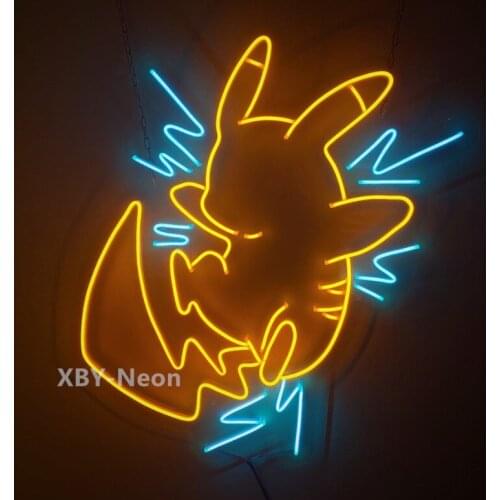 Pikachu Neon Sign Cutsom Neon Light for Bedroom Wall Decor Party Decor Led Neon Light Home Room Decor