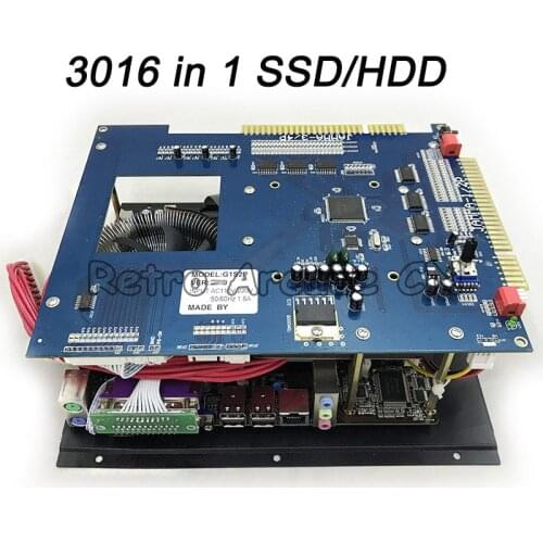 Newest Game King 2019 in 1 upgarde to 3016 in 1 multi game board classical games SSD/HDD PCB for arcade 4 players game machine