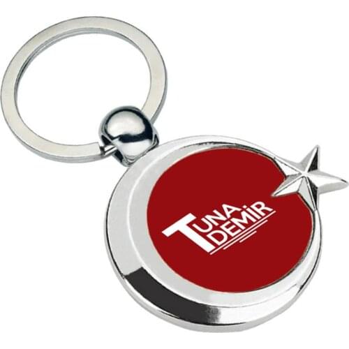 Personalized Is the Moon the stars Metal Keychain (Model 10)