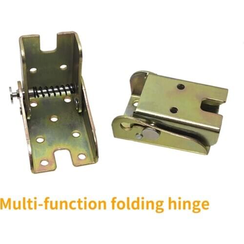 90-degree self-locking folding folding bed table leg accessories table leg invisible folding table chair leg connector hinge