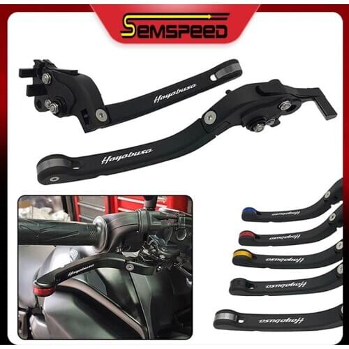 SEMSPEED Adjustable Folding Handle Levers For SUZUKI HAYABUSA/GSXR 1300 2008-2019 2020 CNC Motorcycle Brake Clutch Levers