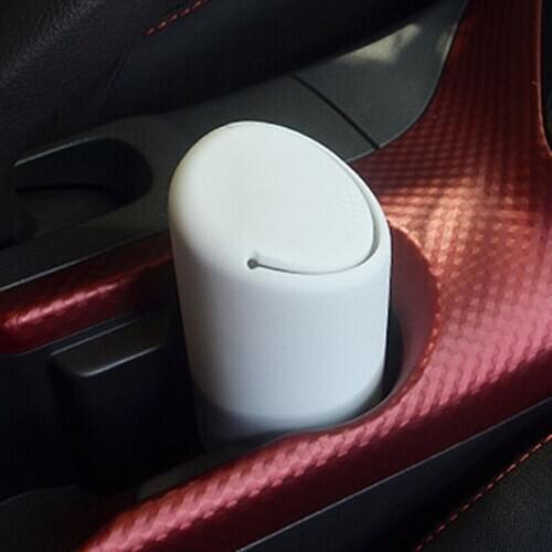 Silicone Car Trash Bin Garbage Cup Rubbish Box Container Universal Auto Rubbish Dustbin Car-styling Dust Case Car Organizer