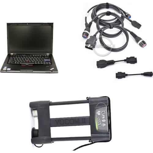 Vocom II excavator construction Equipment vocom II auto truck diagnostic scanner tool ptt 2.7 FH series FM series vehicles