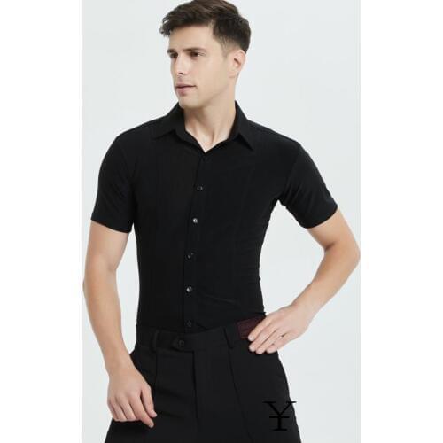 Specials MenS Latin Dance Tops Standard Ballroom Dancing Practice Clothes Long Sleeves shirt&tee Cha Cha Dance Jacket DWY1865