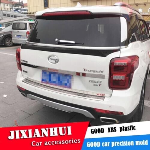 For Trumpche GS8 Spoiler 2017-2019 Trumpche GS7 Spoiler ABT ABS plastic Material Car Rear Wing Color Rear Spoiler