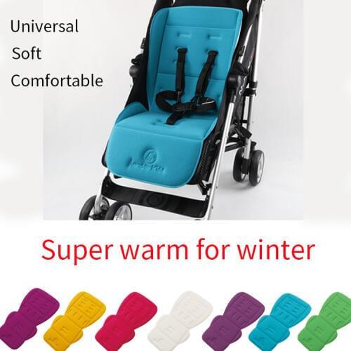 Comfortable Baby stroller Pad Universal seat cushion Warm and Thicken mattresses colorful soft pram pad stroller accessories