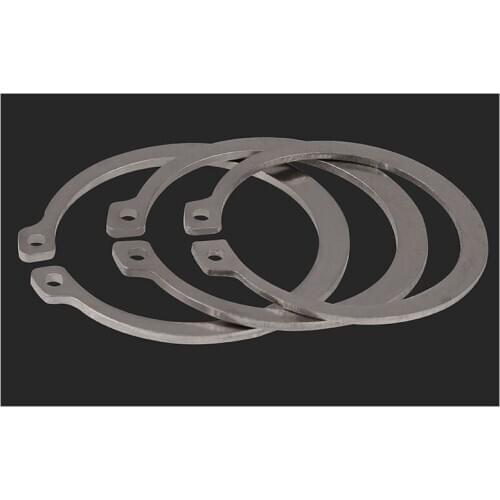 304 stainless steel shaft with a ring with a ring ring C-type flexible card spring M3- M40