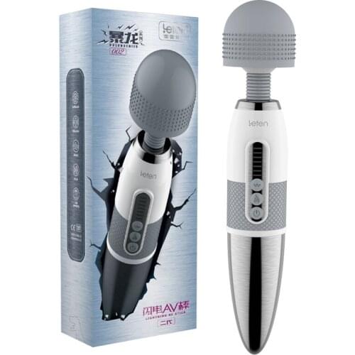 Heating Vibrator Powerful Big Head Magic Wand AV Vibrator Adult Sex Toys for Woman G Spot Vibrating Massage Female Masturbator