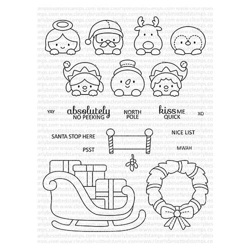 Pop Up Christmas Transparent Clear Silicone Stamp/Seal for DIY scrapbooking/photo album Decorative clear stamp A0421