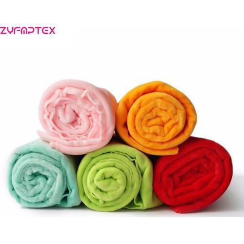 ZYFMPTEX Candy Color 100% Polyester Home Sewing Plush Fabric Soft Comfortable Textiles 150*100cm Eco-Friendly Free Shipping