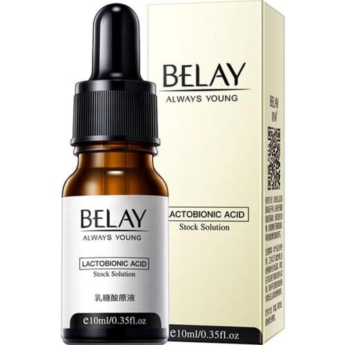10ML Lactobionic acid Serum Hyaluronic Acid Serum Collagen Anti-Aging Wrinkle Lift Firming Whitening Moisturizing Face Cream