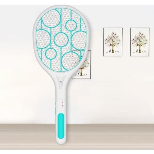 2-in-1Electric Fly Swatter Rechargeable Mosquito Bug Killing Lamp