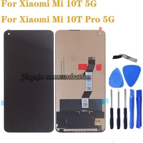 6.67" Original LCD For Xiaomi Mi 10T Pro 5G M2007J3SG LCD Display Touch Screen Digitizer Assambly For Xiaomi Mi 10T 5G Screen
