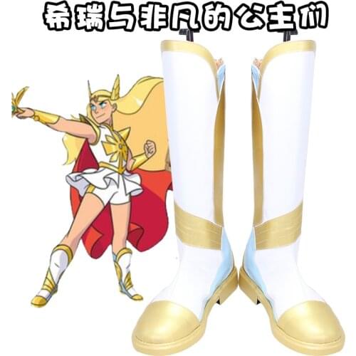 Anime Princess Adora She-Ra Shoes Cosplay She-Ra&the Princesses of Power She-Ra Cosplay Shoes Boots Custom Made Unisex Any Size