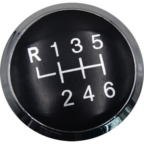 CARPRIE Gear Shift Knob 6 Speed Gear Shift Badge Knob Cap With Emblem Cover Gear Knob Decorative Cover Professional Accessories