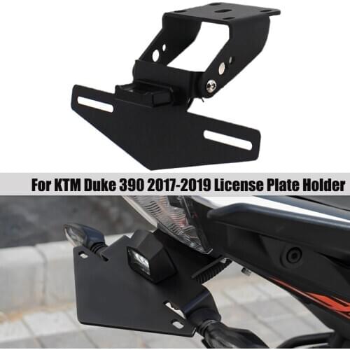 Motorcycle Tail Tidy Fender Eliminator License Plate Holder with Led For KTM Duke 250 390 2017 2018 RC390 2019 Duke390 Duke250