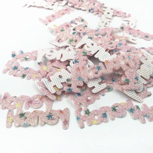 DIY 100pcs Sequins Honey Felt Appliques Cardmaking decoration Accessories 44mm