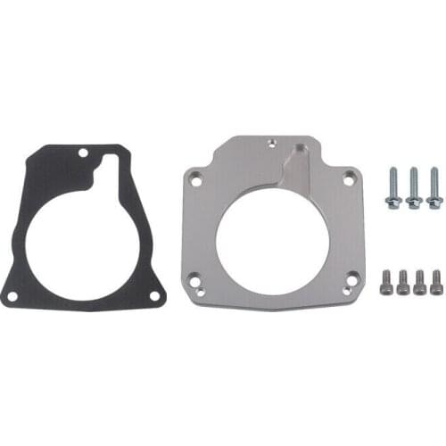 For LS Throttle Body Adapter / 4 Bolt Intake to 3 Bolt TB w/ Gasket